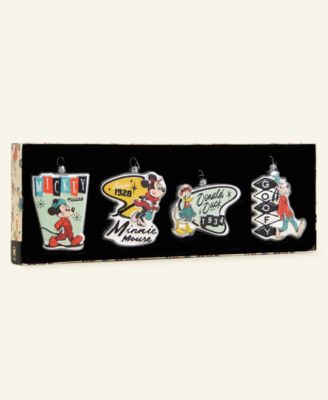 Mickey Mouse & Friends Ornaments, Set of 4, Macy's Exclusive
