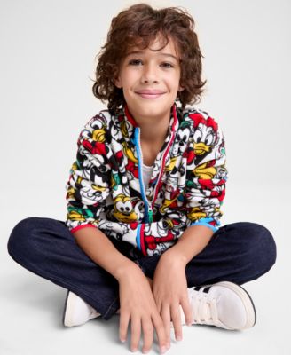 Kids XS-XL Mickey & Friends Full-Zip Fleece Jacket, Macy's Exclusive