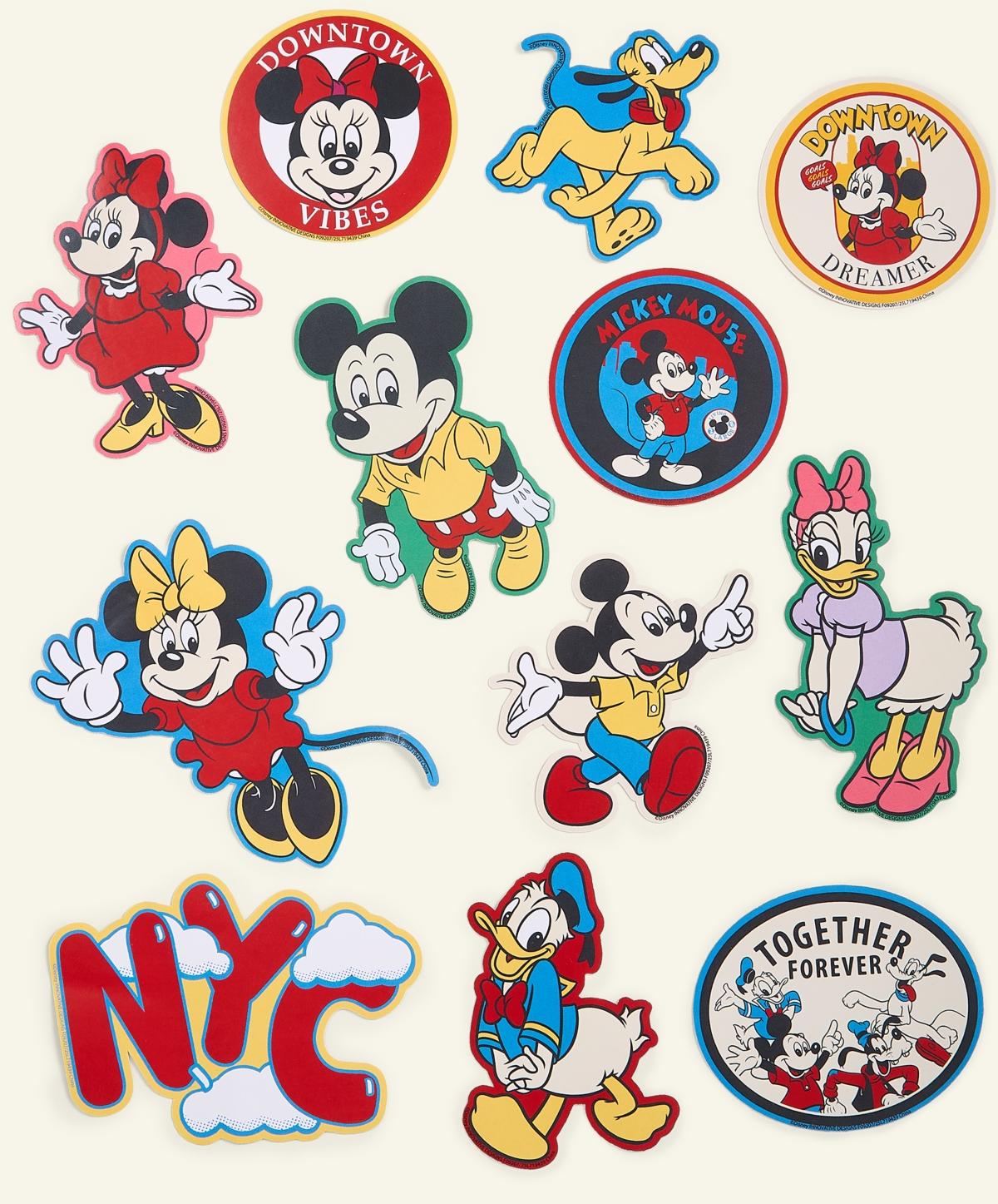 Disney | Macy's Mickey & Friends Jumbo Stickers, Set of 12, Macy's Exclusive