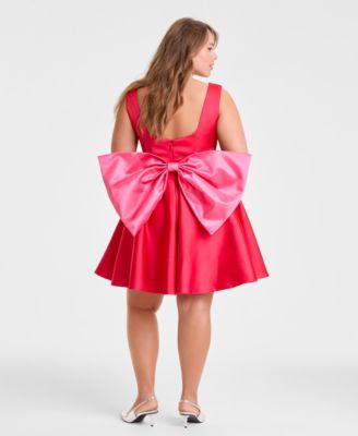 Plus Size Minnie Mouse Bow Fit & Flare Mini Dress, Macy's Exclusive