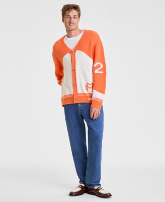 Men's Mickey Mouse Button Front Cardigan, Macy's Exclusive