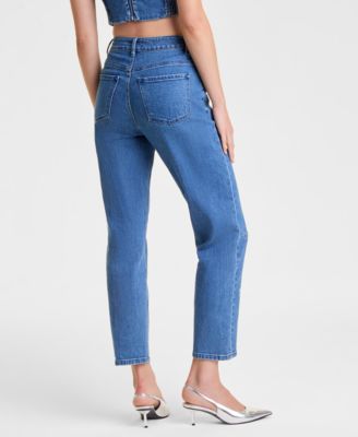 Women's Straight-Leg Jeans Embellished with Crystals by Swarovski®, Macy's Exclusive