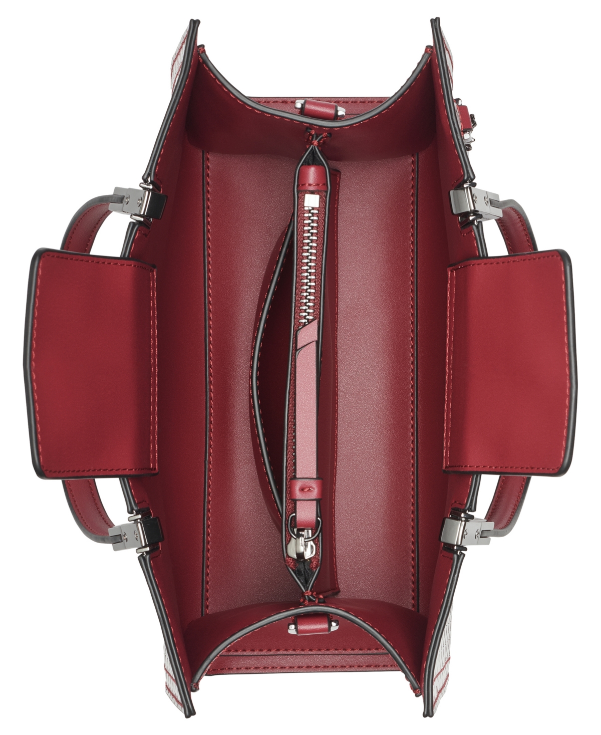Calvin Klein Women's Verne Small Satchel Bag In Red