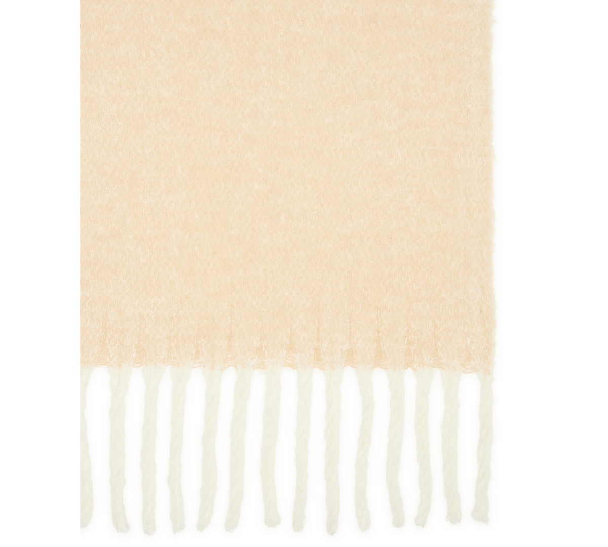Steve Madden Women's Fringe Lofty Two-tone Scarf In White