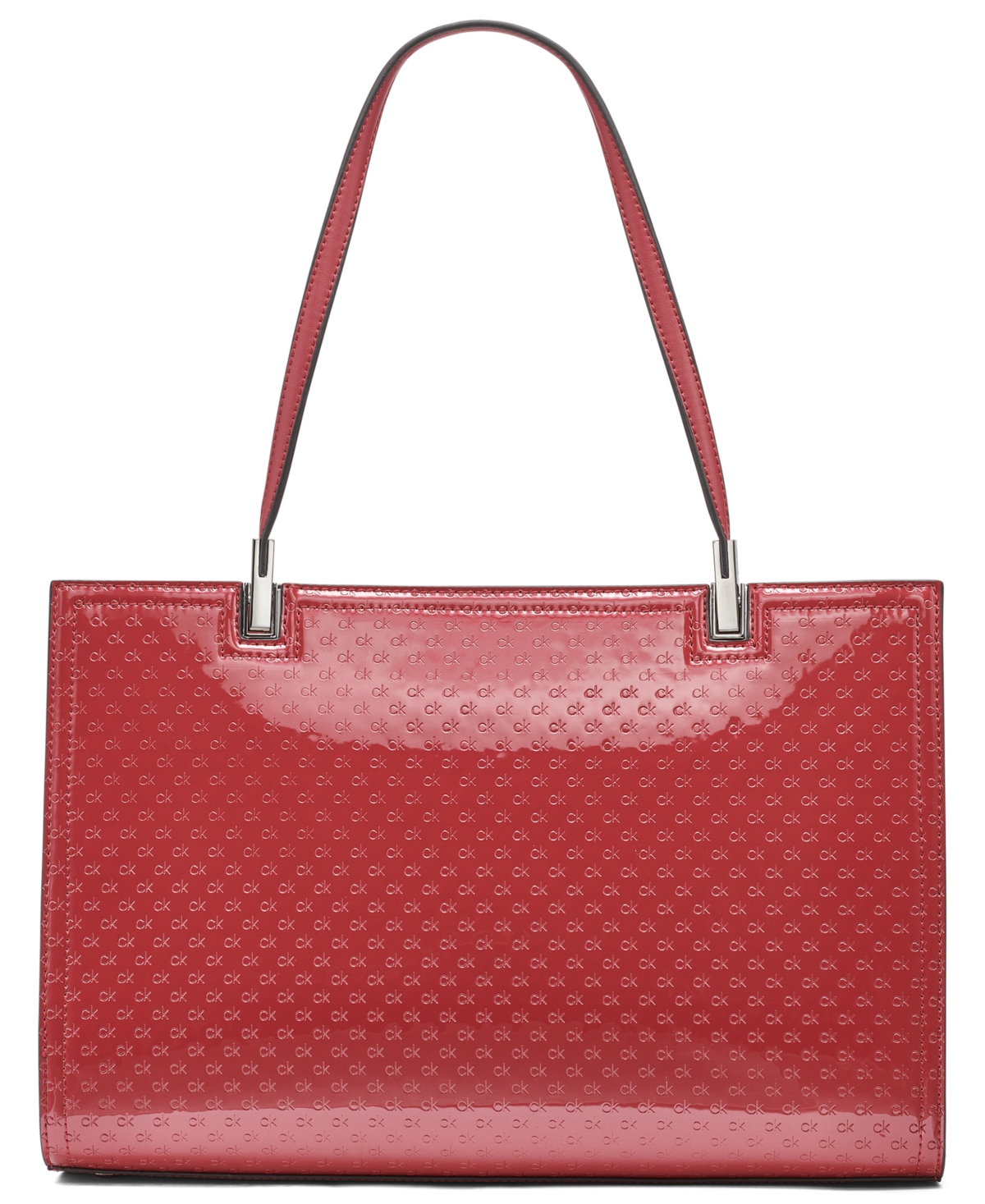 Calvin Klein Women's Verne Large Tote Bag In Red
