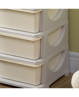 29.5&amp;#x22; 3 Tier Kids Storage Unit Dresser Tower,