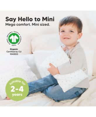 Mini Toddler Pillow and Pillowcase for Crib, 9x13 Small Pillow for Toddler, Kids Travel Pillow