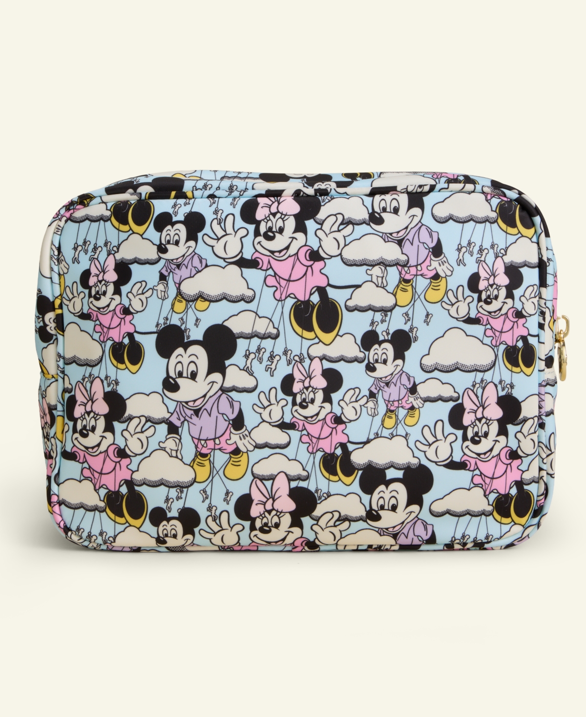 Stoney Clover Lane Disney | Macy's Mickey & Friends Top-Zip Clear Front Large Pouch, Macy's Exclusive