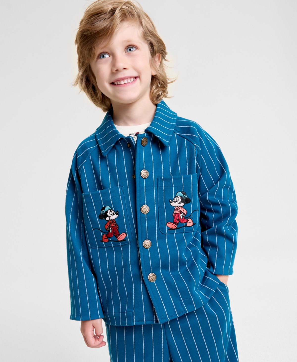 Disney | Macy's Boys 2T-7 Mickey Mouse Shirt Jacket, Exclusive