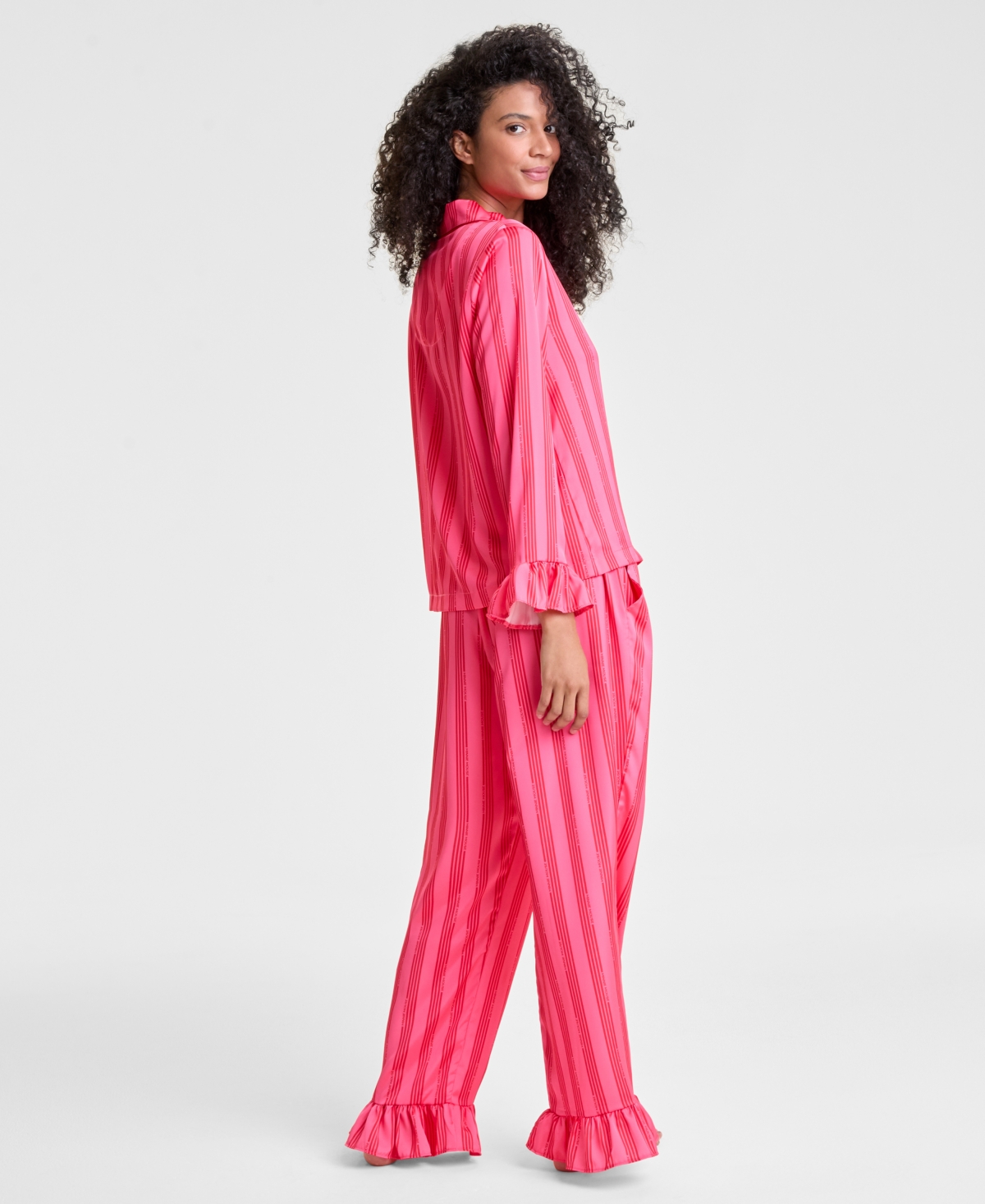 Disney | Macy's Women's Minnie Mouse Satin Pajamas Sleep Set, Exclusive