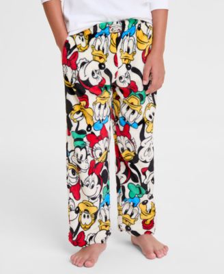 Kids Mickey Mouse & Friends Plush Pajama Pants, Macy's Exclusive