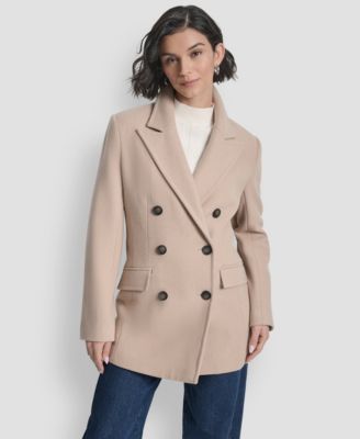 Women's Short Double-Breasted Belted Coat