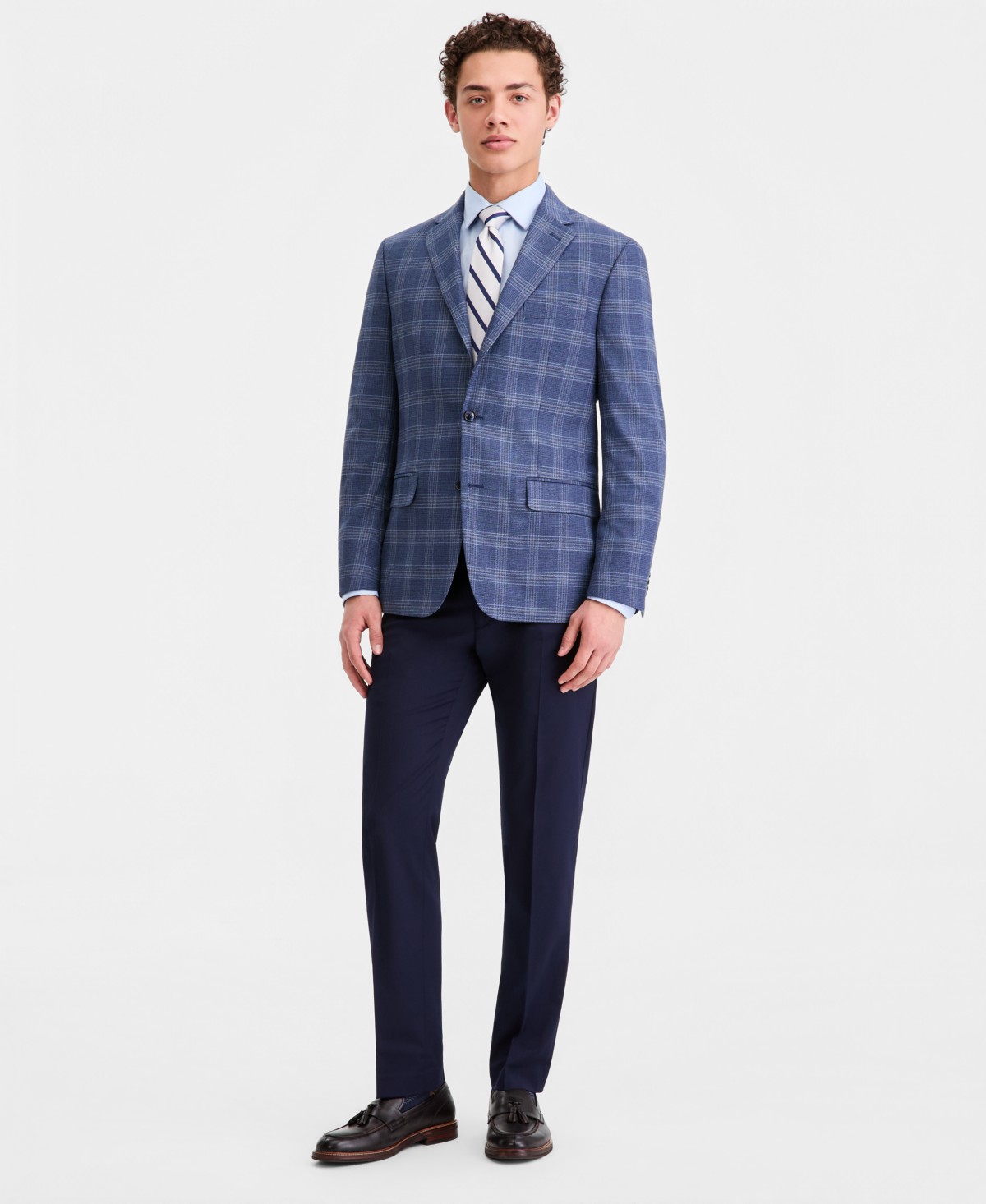 Мужские пиджаки Tommy Hilfiger Men's Modern-Fit Patterned Blazer — фото 5