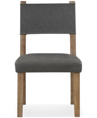 Macai 35.25" Wood Upholstered Side Chair