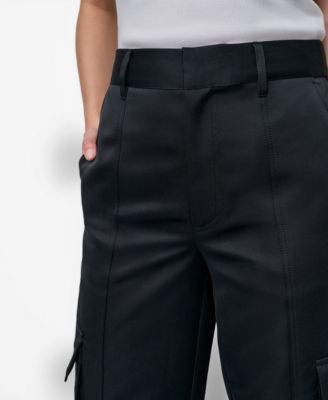 Women's High Waist Wide Leg Cargo Pants