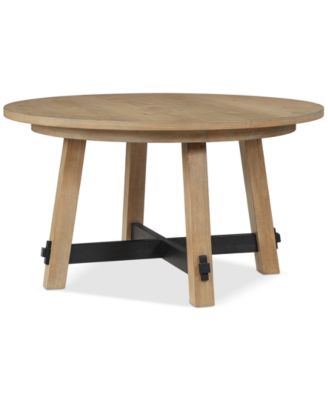 Macai 54" Wood Round Dining Table