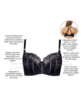 Women's Charlene Padded Balconette Bra, Warm Sand, 40H