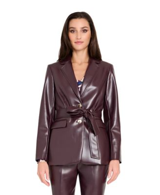 Tahari ASL - Women's Long Sleeve Belted Jacket