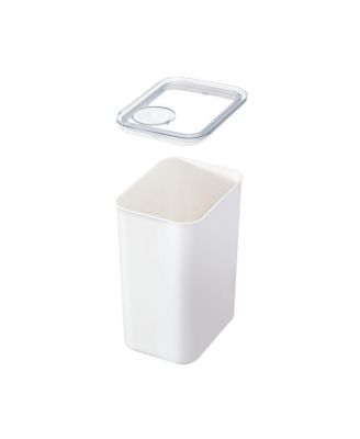 Large Airtight Canister with Removable Pour Cap - White