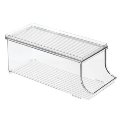 Soda Can Organizer with Lid for Pantry