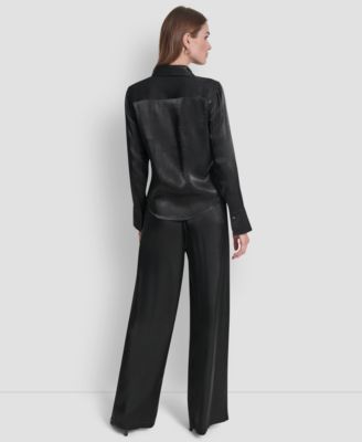 Women's Pocket Detail Long Sleeve Top