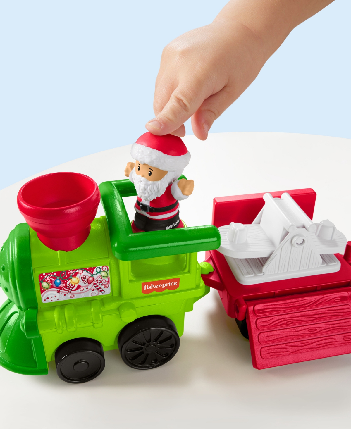 Little People Musical Christmas Train Toy In Multi