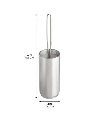 Stainless Steel Toilet Brush and Holder for Bathroom