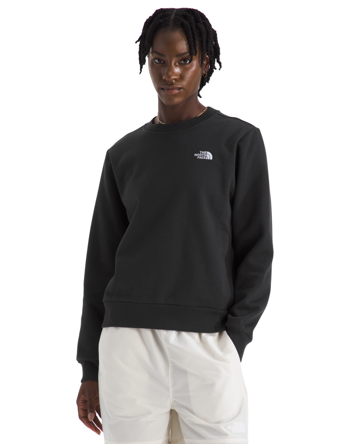The North Face Women's Evolution Simple Dome Crew Neck Top In Black