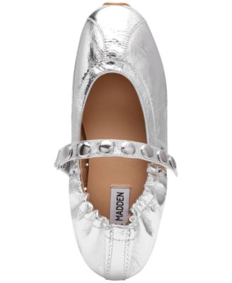 Anaya-St Studded Mary-Jane Ballet Flats