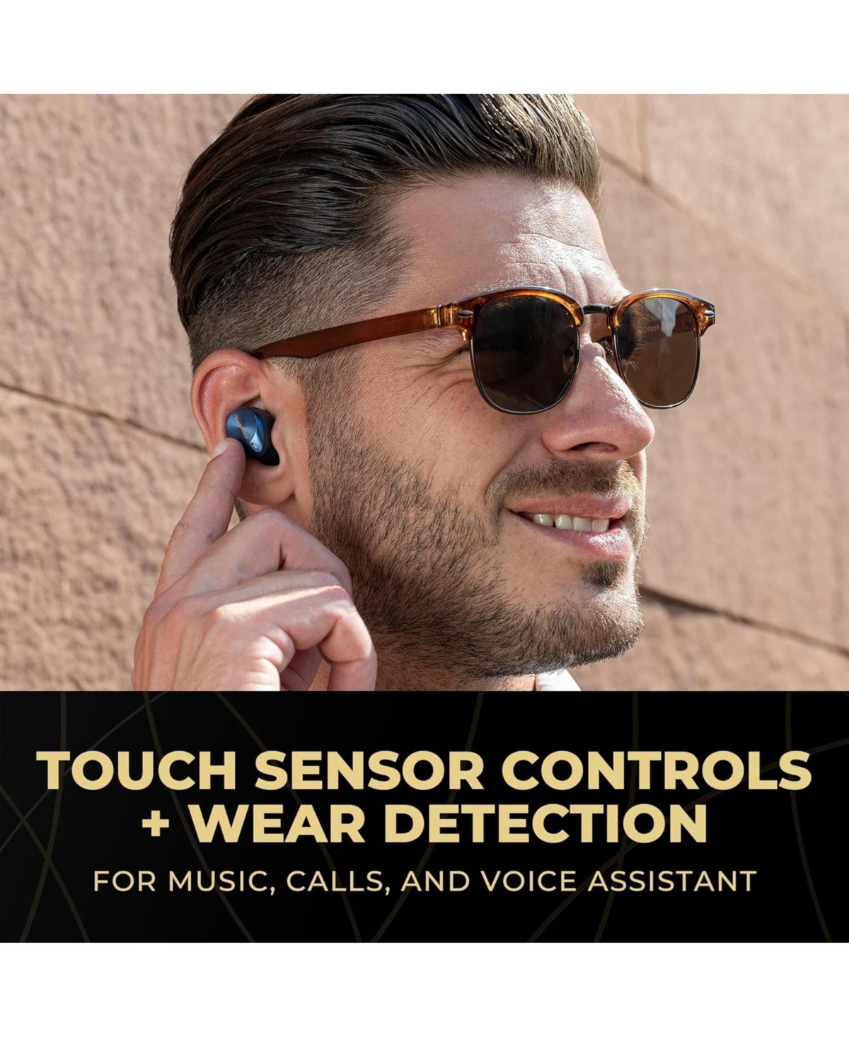 Panasonic Technics Eah-aZ80-A Premium Hi-Fi True Wireless Bluetooth Earbuds with Advanced Noise Cancelling - Midnight Blue