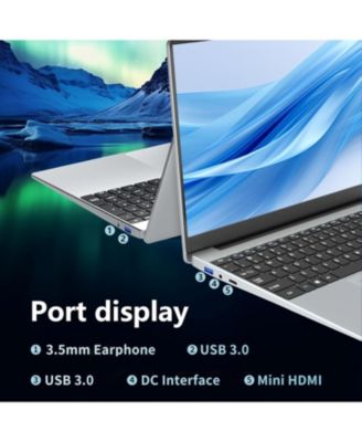 15.6 Inch Laptop, Gaming Laptop, Laptops 24GB 1TB SSD, Lap top Computer N5095, Traditional Laptops Computers 180 Angle Opening, Lap top Fingerprint Unlock Backlit Keyboard, 1920X1080 FHD IPS MINI-HDMI