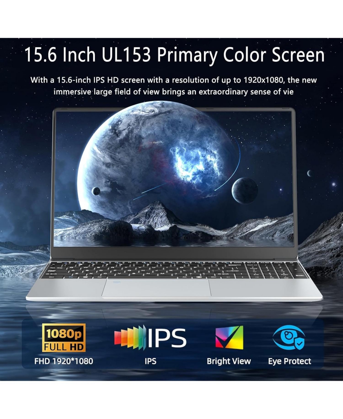 Kuu 15.6 Inch Laptop, Gaming Laptop, Laptops 24GB 1TB Ssd, Lap top Computer N5095, Traditional Laptops Computers 180 Angle Opening, Lap top Fingerprin