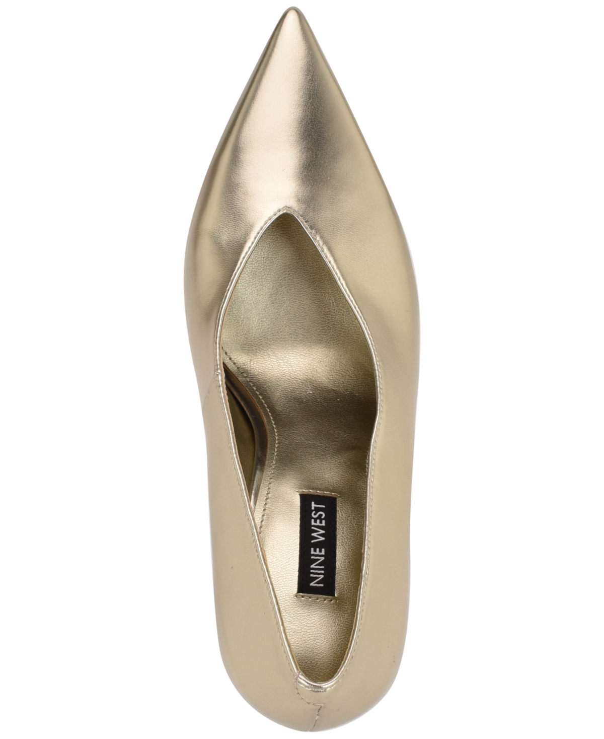 Nine West Women's Korela Pointy Toe Slip-on Dress Pumps In Gold