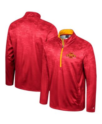 Colosseum - Men's Cardinal Iowa State Cyclones The Machine Half-Zip Jacket