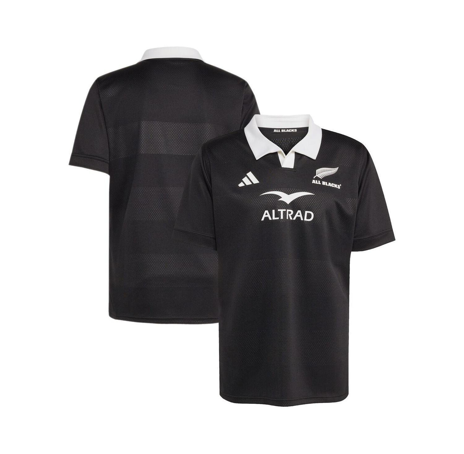 Men's Black New Zealand Rugby 2025/26 Home Replica Jersey
