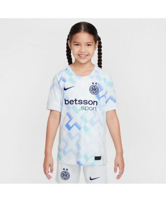 Nike - Big Boys and Girls Aqua Inter Milan 2025/26 Away Replica Jersey