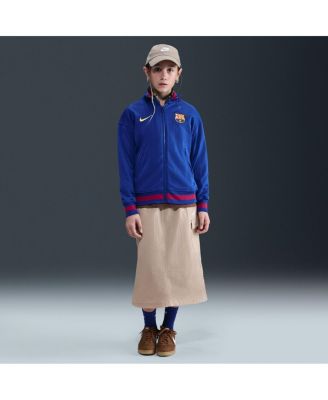 Nike - Big Boys and Girls Blue Barcelona 2025/26 Home Academy Pro Anthem Performance Full-Zip Jacket