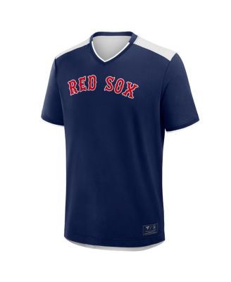 Men's Navy Boston Red Sox Walk Off V-Neck T-Shirt
