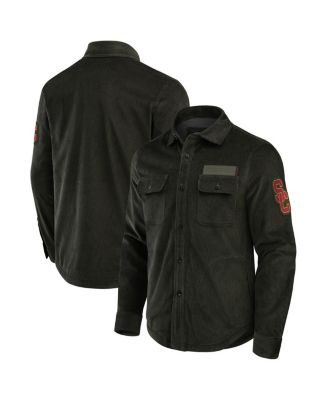 Fanatics - Men's Olive USC Trojans Corduroy Full-Button Shacket