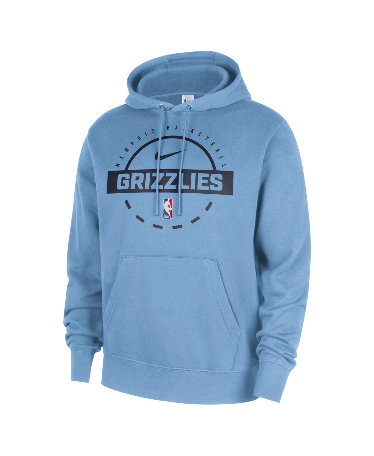 Nike Men's Light Blue Memphis Grizzlies 2025/26 Authentic Practice Club Pullover Hoodie In Blue