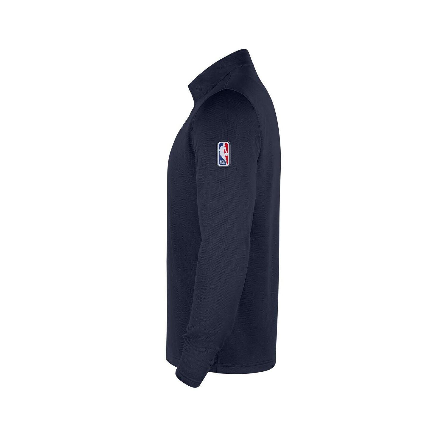 Men's Navy Minnesota Timberwolves 2025/26 Authentic Coaches Quarter-Zip Pullover Jacket