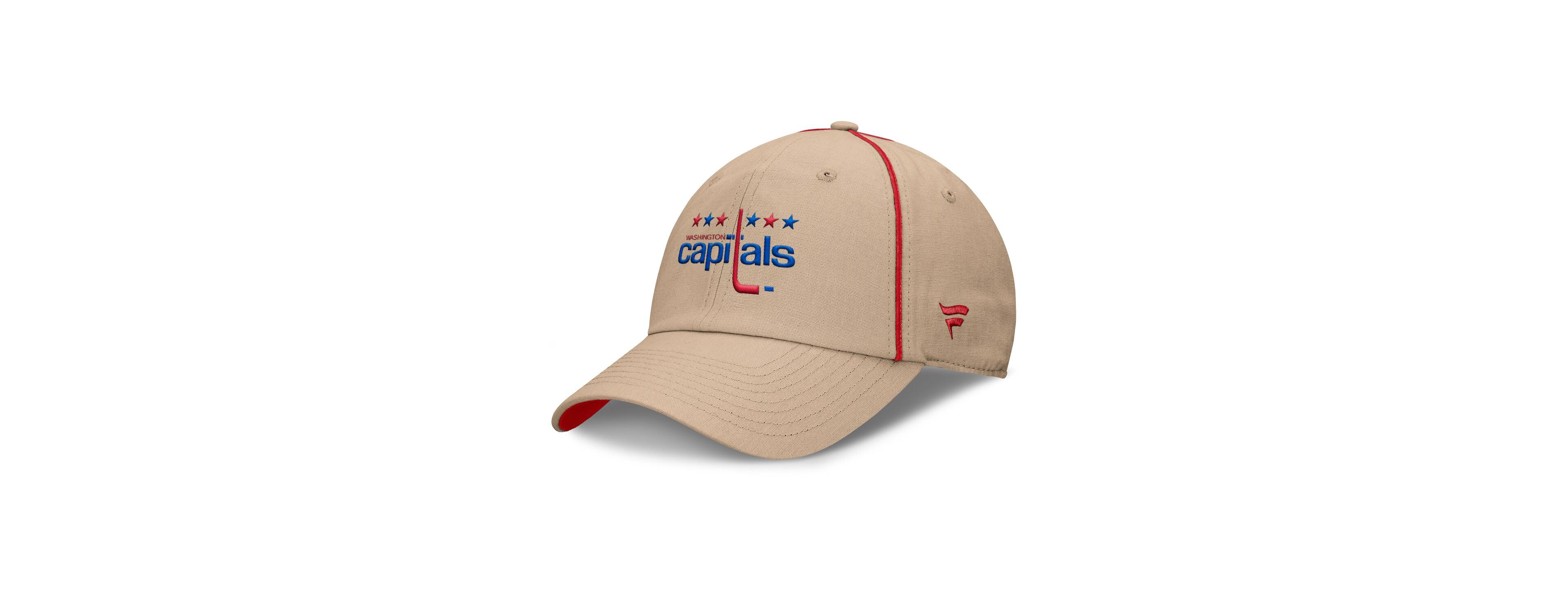 Fanatics Men's Tan Washington Capitals Heritage Setoff Adjustable Hat