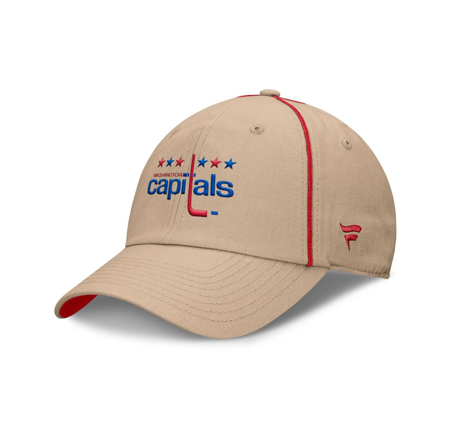 Men's Tan Washington Capitals Heritage Setoff Adjustable Hat