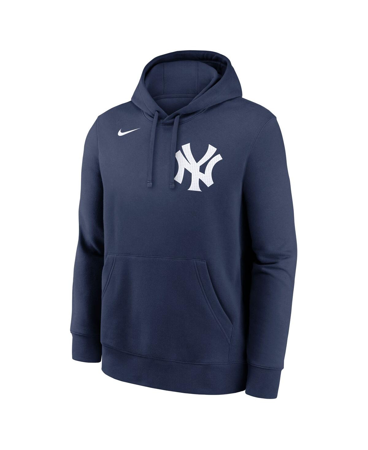 Nike Men's Anthony Volpe Navy New York Yankees Player Name Number Club Pullover Hoodie In Blue