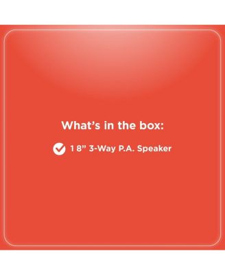 250W - 8 inch Woofer and Lights 4001943 Tower Party PA Speaker