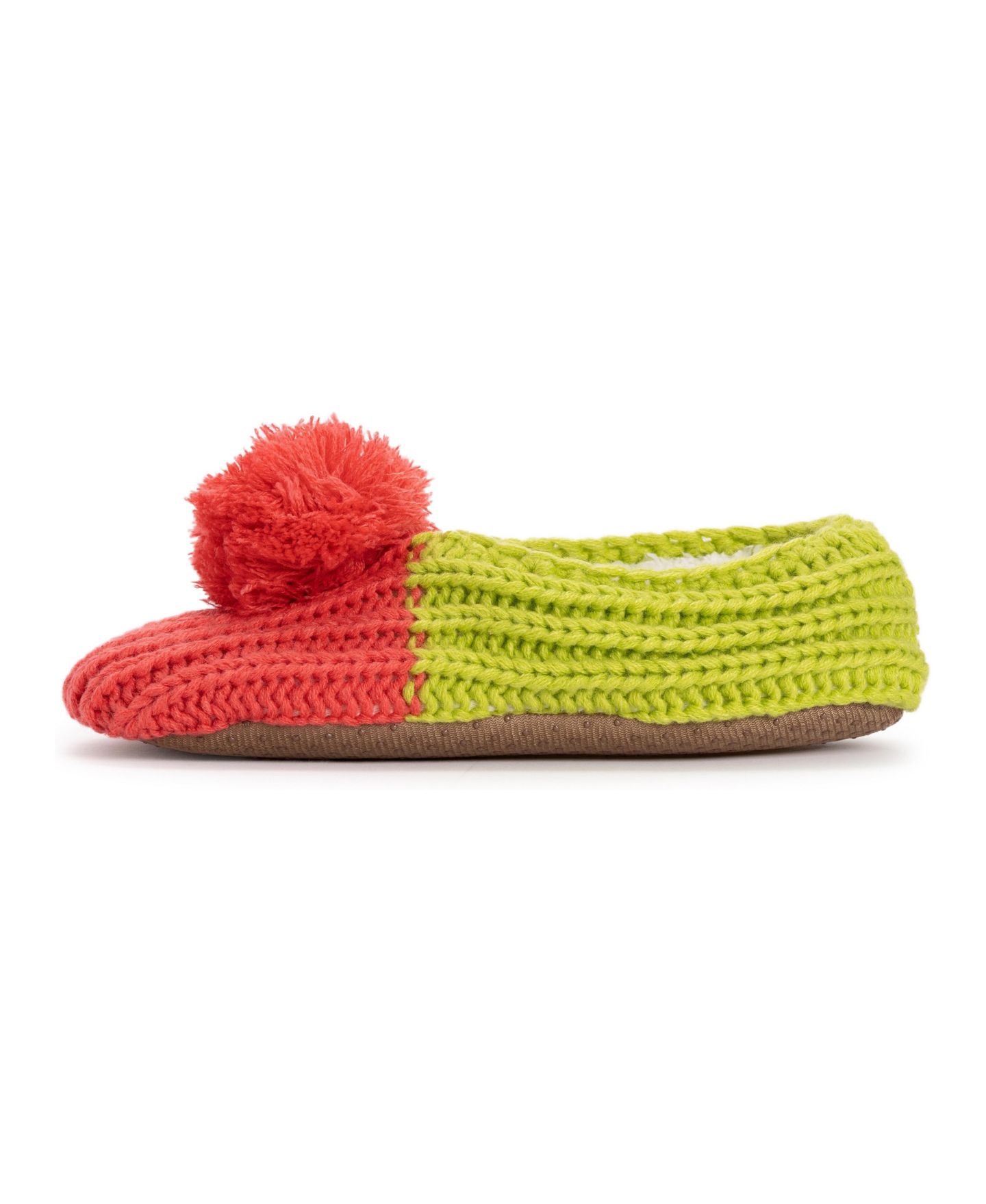Женские тапочки MUK LUKS Ballerina Slippers, цвет: Арбузный — фото 6