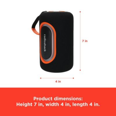 Bluetooth Speaker 20W IPX5 Black/Orange RGB 3600mAh