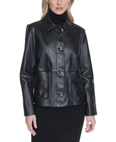 Женские куртки Cole Haan Button Front Jacket