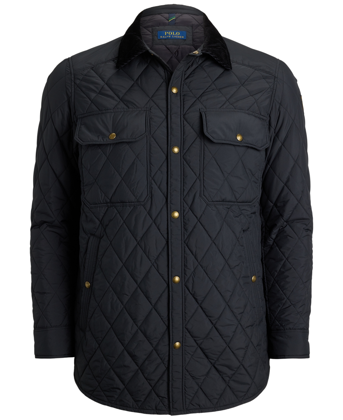 Polo Ralph Lauren Men's Big & Tall Beaton Quilted Snap-Front Jacket