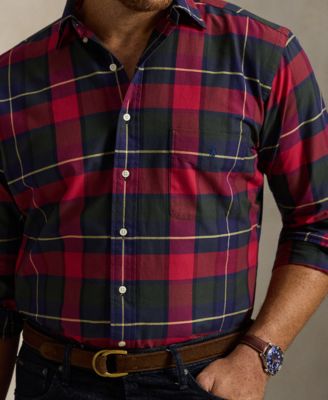 Men's Big & Tall Plaid Oxford Shirt